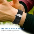 thumbnail image 4 of Shisuyan Mens Watch Straps Black Leather 1Pack 4.7X0.9In, 4 of 9