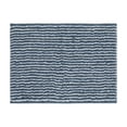 thumbnail image 2 of Noble Linens Pinstripe Cotton Bath Mat, 24 in x 17 in, Navy, 2 of 11