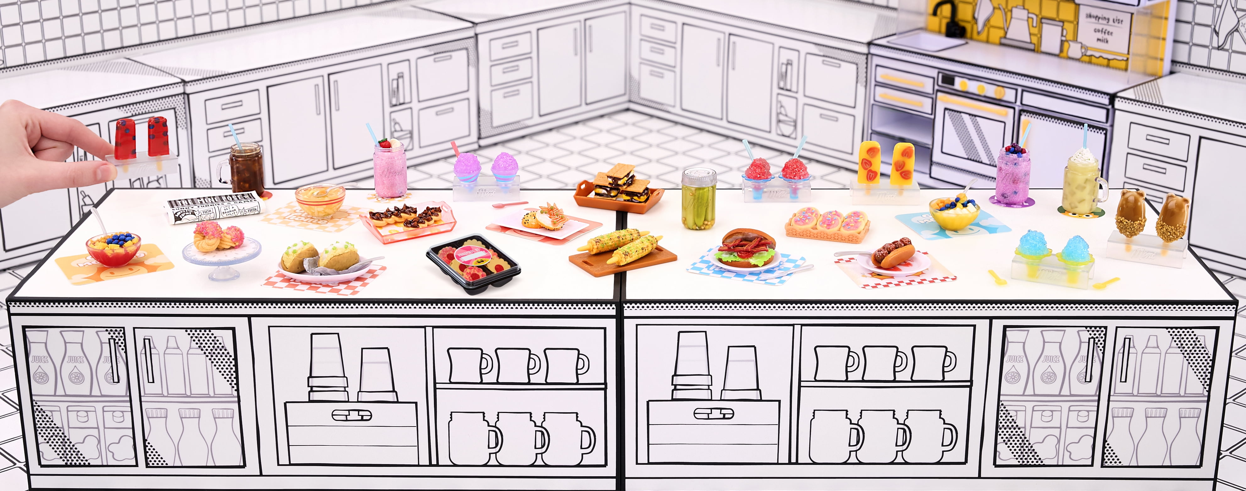 MGAs Miniverse Make It Mini Foods, Cafe Series 3, Novelty Food Toy, Ages 8+  (图3)