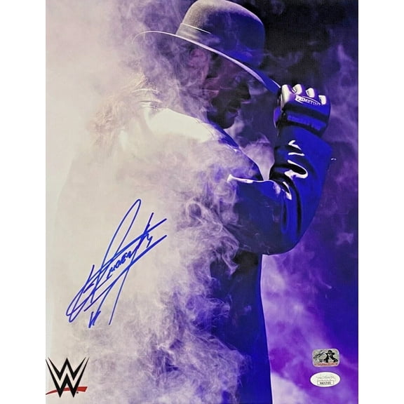 Undertaker Signed Autographed 11x14 Photo JSA Authenticated #17