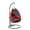 Cherry, variant on LeisureMod Beige Wicker Hanging Egg Chair with Stand and Cushion, Indoor Outdoor Swing for Patio, Bedroom, Garden (Orange)