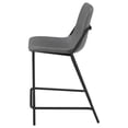 thumbnail image 6 of Earnest Upholstered Counter Chair Grey (Set of 2), 6 of 12