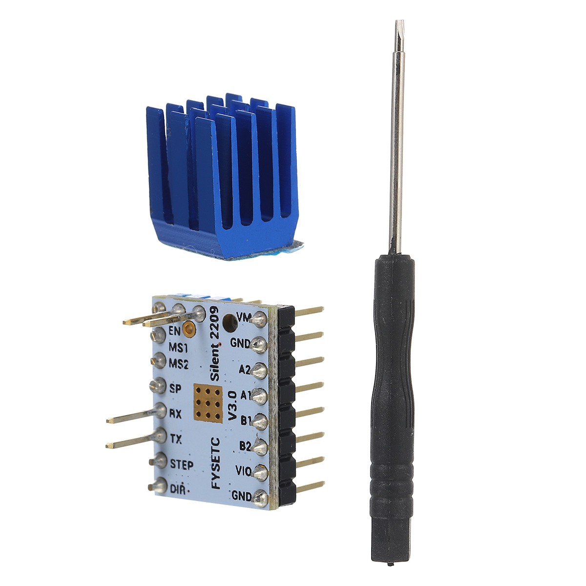 5 Pezzi Driver Motore Passo-Passo TMC2209 V2.0 Ultra Silent 2.5A Per Stampanti 3D E CNC