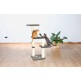 thumbnail image 3 of TRIXIE Altea Plush & Sisal 3-Level 46" Cat Tree with Scratching Posts & Cat Toy, Gray, 3 of 6