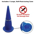 thumbnail image 3 of Caulk Gun, 24 oz Container Size, Aluminum, 18:01, Full Barrel Frame, Blue, 3 of 4