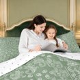 thumbnail image 4 of Erosebridal Sage Paisley Patchwork Twin Comforter Sets,Watercolor Floral Motif Bedding Set,2-Piece,1 Comforter and 1 Pillowcase,Reversible, 4 of 7