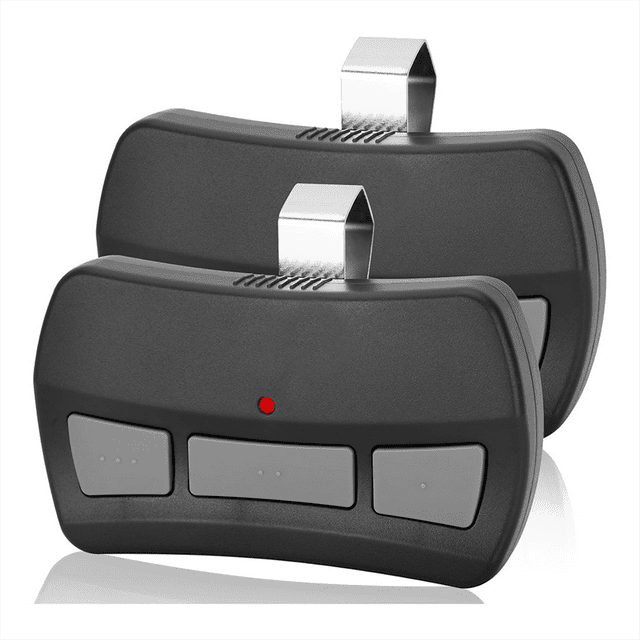 Lot de 2 Genie IntelliCode Télécommande de Porte de Garage, GITR-3 pour Ouvre-Porte de Garage Genie Télécommande de Remplacement, OCDTR-3, 37517S