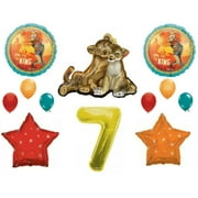 Lion King Balloons 7th Happy Birthday Party Decorations Supplies Simba Nala