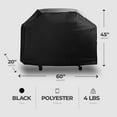 thumbnail image 3 of Grill Zone 60 x 20 x 45" Small/Medium Premium Gas Grill Cover, Black, 3 of 4