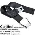 thumbnail image 2 of Airplane Seat belt Extender with E11 6-32 inches Adjustable, 2 of 5