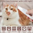 thumbnail image 2 of Petoir, Petoirpet Trimmer, Petior Pet Paw Trimmer, Multifunctional Pet Hair Clippers for Grooming with LED Light, Low Noise Waterproof Rechargeable Pet Paw Trimmer for Pet Paws Eyes Ears Face, 2 of 7