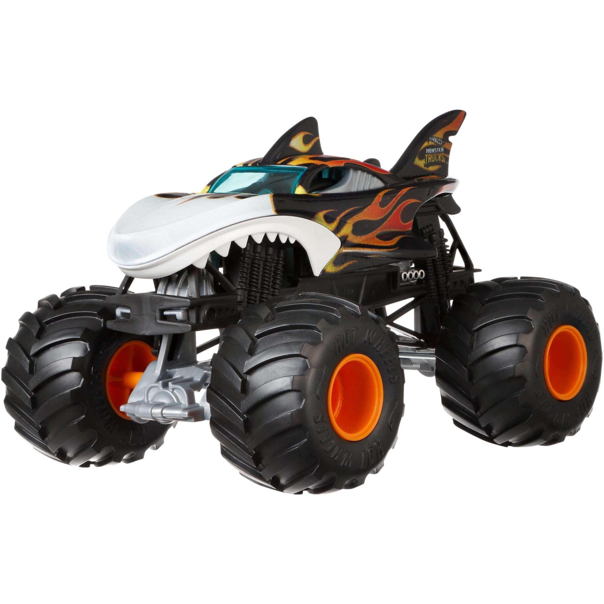 Hot Wheels Monster Trucks Shark Wreak, Oversized 1:24 Scale Die cast