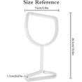 thumbnail image 3 of Neon Signs LED Wine Glass Neon Lights Neon Signs For Wall Decoration Battery or USB Powered Bedroom Neon Light（blue）, 3 of 5