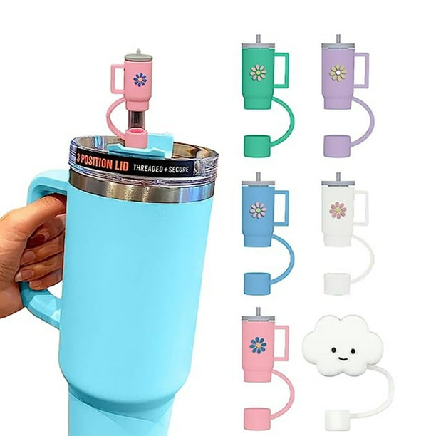 Stitch Reading Straw Topper Works With Stanley Cups 