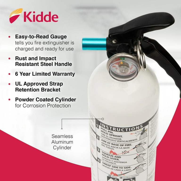 Kidde 5-B:C 3-lb Disposable Marine Fire Extinguisher Kidde 5-B:C 3-lb Disposable Marine Fire Extinguisher