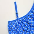 thumbnail image 3 of Girls Princess One Piece Ruffle Swimsuit Kids Bikini Set Swimwear Dress, 3 of 6
