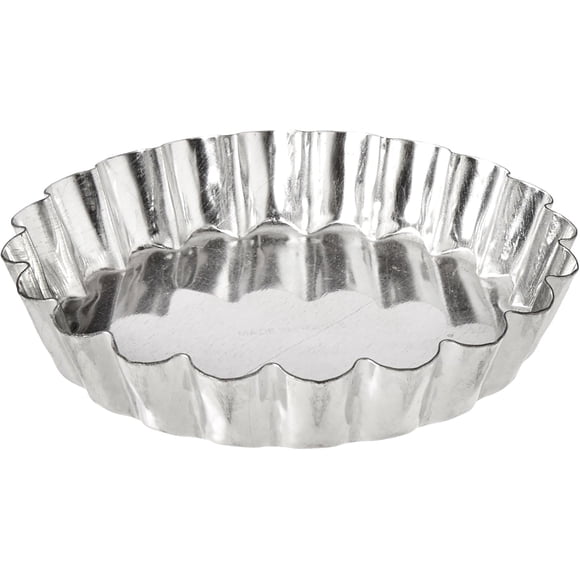 Molde para Tarta Gobel de Chapa Estriada con Fondo Fijo de 9,8 cm