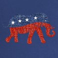 thumbnail image 2 of CafePress - Glitter Republican Elephant Maternity T Shirt - Maternity Dark T-Shirt, 2 of 3