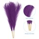 thumbnail image 3 of 2 Paquetes de Hierba Pampas Falsa de 17 Pulgadas, 10 Tallos de Hierba Artificial para Decoración, Púrpura Oscuro, 3 of 6