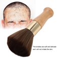 thumbnail image 4 of Cepillo de limpieza Fugacal para barbería en forma de abanico Madera + Fibra Lana fina Marrón rojizo, 4 of 6