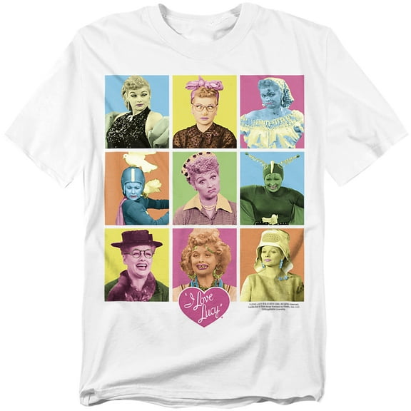 I Love Lucy T-Shirt So Many Faces Unisex Graphic Tee For Men & Women