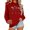 Wine, variant on SELONE Women's Sweatshirt Christmas Crew Neck Red Wine Glass Print pullover Shirts Soild Tops Cute Holiday Outwear