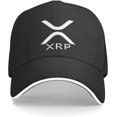 thumbnail image 4 of Xrp Ripple Baseball Cap Classic Adjustable Hat Black, 4 of 8