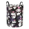 thumbnail image 2 of Large Laundry Basket with Handle, Kuromi and My Melody Collapsible Laundry Hamper, Dirty Clothes Storage Basket for Living Room, Bathroom, Bedroom, College Dorm, 2 of 7