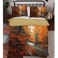 thumbnail image 1 of 3D Paisaje Otoño Árbol Planta Montaña Funda nórdica Set Ropa de Cama Set Funda Nórdica, 1 of 3