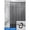 Black, variant on Mainstays Waterproof Oasis Striped PEVA Lightweight Shower Curtain and 12 Hooks, Frosted