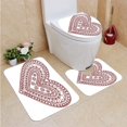 thumbnail image 1 of ABPHQTO Henna Paisley Doodle in He Shapes Little Blossoms Remolinos Curvas Hippie Influencia de los sesenta 3 piezas Alfombra de baño Alfombra de contorno y tapa de inodoro ABPHQTO Cont-CHAPPLE-35211, 1 of 2