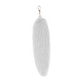 thumbnail image 2 of Faux Tails Pendant Ornament Cute Keyring Pendant Plush Tail Keychain Pendant Grey, 2 of 8