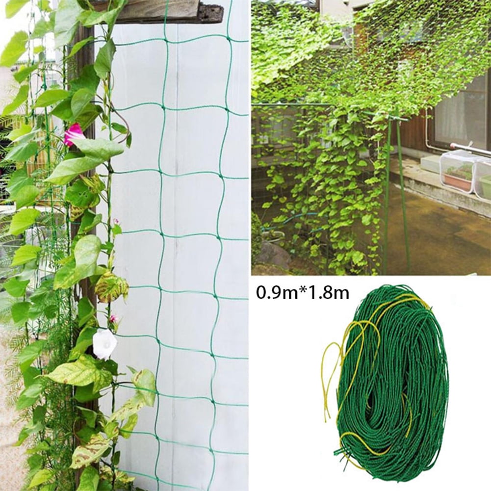 3Pcs Garden Vegetable Flower 10m 32.8ft Plants Trellis Climbing Net Netting 