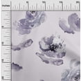 thumbnail image 1 of oneOone Cotton Cambric Dusty Violet Fabric Flower Watercolor Craft Projects Decor Fabric Print By The Yard 56 Inches Wide, 1 of 1