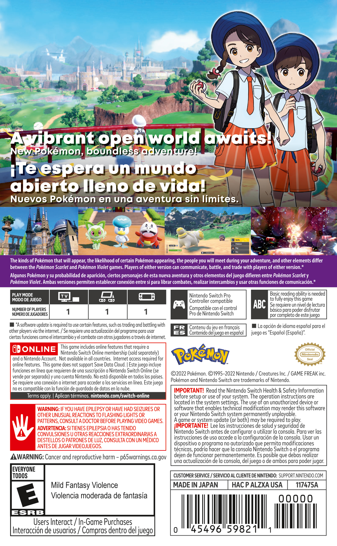Pokemon Scarlet - Nintendo Switch (Physical Copy) - U.S. Version - image 2 of 16