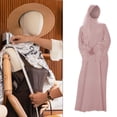 thumbnail image 1 of Túnica musulmana vestido musulmán trajes elegantes accesorios de ropa vestido Abaya para mujer L, 1 of 9