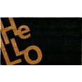 thumbnail image 1 of Calloway Mills AZ104701729 Angle Hello Doormat, 17" x 29", Black/Natural, 1 of 1