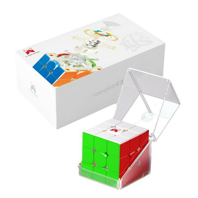 Cubo de Rubik de tercera generación de estilo versión UV de tercer nivel, competición profesional suave, suspensión magnética, juguetes educativos de carreras