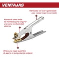 thumbnail image 3 of Pinza de tierra profesional 500 Amp Lincoln Electric Red Force, 3 of 6