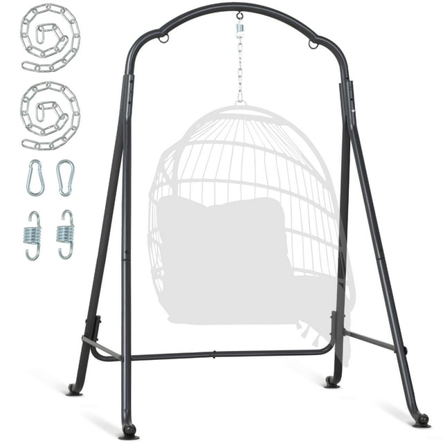 Soporte para hamaca SUNCREAT, acero de alta resistencia, 180 kg de capacidad