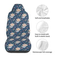 thumbnail image 5 of Pofeuu Space Puppy Print Automotive Car Seat Covers Flat Cloth Full Set Seat Covers,Car Seat Covers front seats for Cars Trucks and SUVs(Two packs), 5 of 7