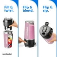 thumbnail image 3 of Licuadora portátil NutriBullet Flip NBPB50350LAV con taza, 3 of 9