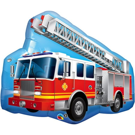 Fire Truck Shaped Balloon