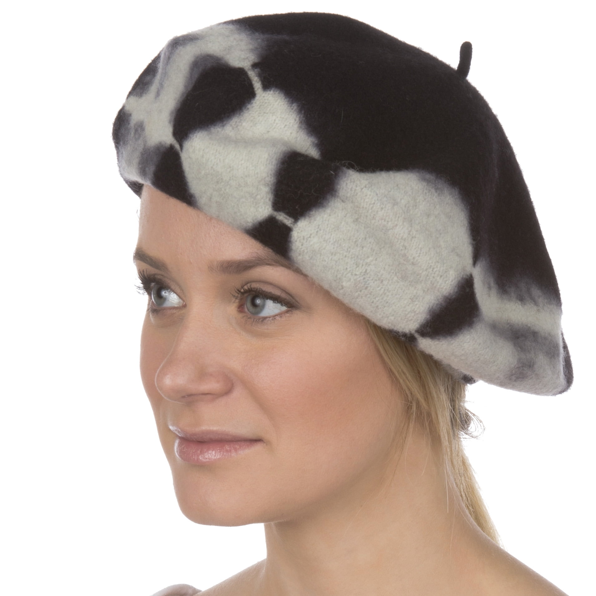 Sakkas Willow Wool Slouch Beret - Black 