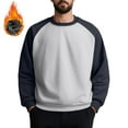 thumbnail image 2 of LWavelet Casual Crewneck Long Sleeve Raglan Sweatshirt for Men and Women Relaxed Fit Pullover Soft Lightweight Top for Everyday Wear, 2 of 4