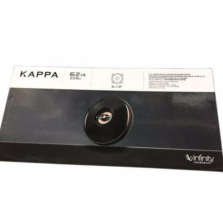 Infinity Kappa 62IX 225 W Max 6-1/2" 2-Way 2.5 Ohms Stereo Car Audio Multi-element Speaker pair black