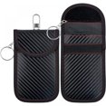 thumbnail image 1 of Paquete de 2 fundas protectoras Faraday para llaves de coche, con bloqueo RFID y seguridad de señal., 1 of 5
