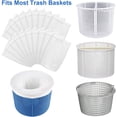 thumbnail image 4 of Aiglam Pool Skimmer Socks, 20-Pack Pool Filter Basket Saver Socks, Reusable Ultra-Fine Mesh Sock Filter Pool Debris Catcher for In-Ground and Above Ground Pools, 4 of 8