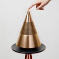 thumbnail image 2 of Premium Metal Bluetooth Speaker with Ambient Light, Hi-Fi 360° Surround Sound, 30W Desktop Wireless Speaker, Gold, 2 of 6