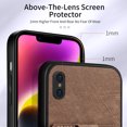 thumbnail image 5 of Feishell for iPhone XR Wallet Case with Elastic Card Holder,Premium PU Leather Shockproof TPU Bumper 360° Rotation Finger Ring Holder Kickstand Anti-Scratch Protective Phone Case,Brown, 5 of 9